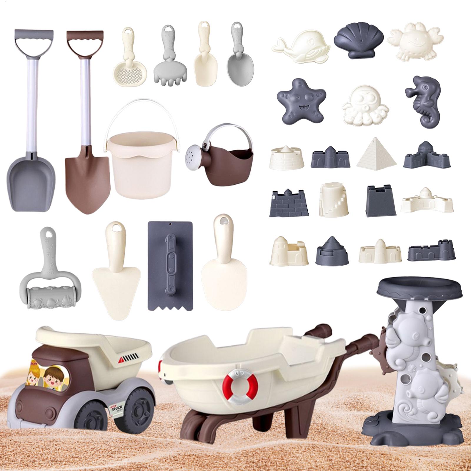 Outdoor Camping Activities For Kids - ของเล่นทรายสําหรับชายหาด Sandbox ของเล่นขุดเกมสําหรับเด็กอายุ 3 กิจกรรมกลางแจ้ง Beach