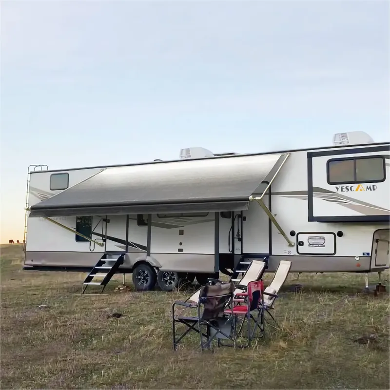 Outdoor Camping - กันสาดควบคุมด้วยมือ Awnlux ราคาประหยัด สำหรับตั้งแคมป์และคาราวาน ใช้กลางแจ้ง
