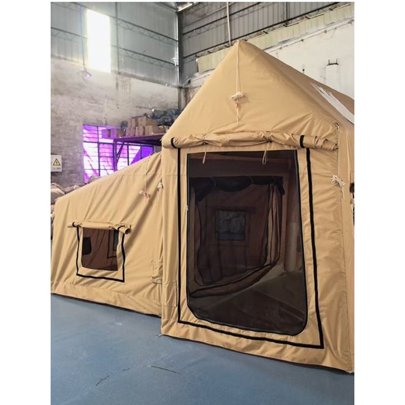 Outdoor Camping On Youtube - เต็นท์เป่าลมทรงยอดเขา ติดตั้งได้ทันที ไม่ต้องประกอบ สำหรับการตั้งแคมป์กลางแจ้ง