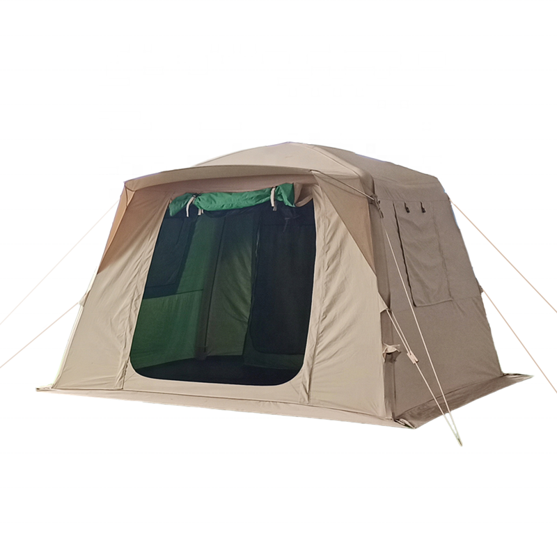 Outdoor Camping On Youtube - เต็นท์ลมทรงลูกบาศก์พกพาสำหรับตั้งแคมป์ ตกปลา และแกลมปิ้ง