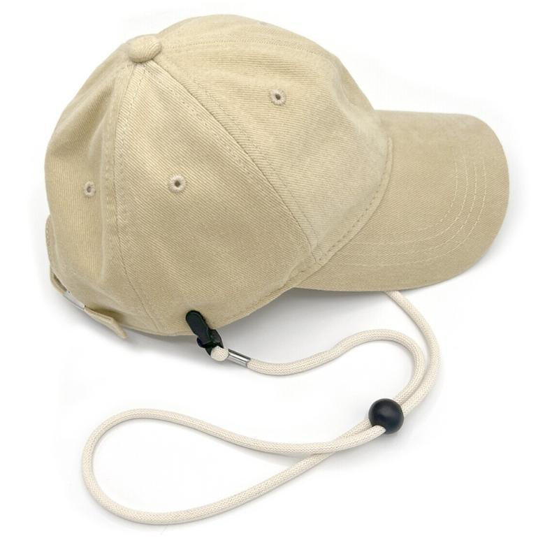 Outdoor Camping Hat - หมวกกลางแจ้ง สายคล้องกันลม คลิปหนีบป้องกันการหล่น สายรัดแบบยึดติด สำหรับตั้งแคมป์ เดินป่า