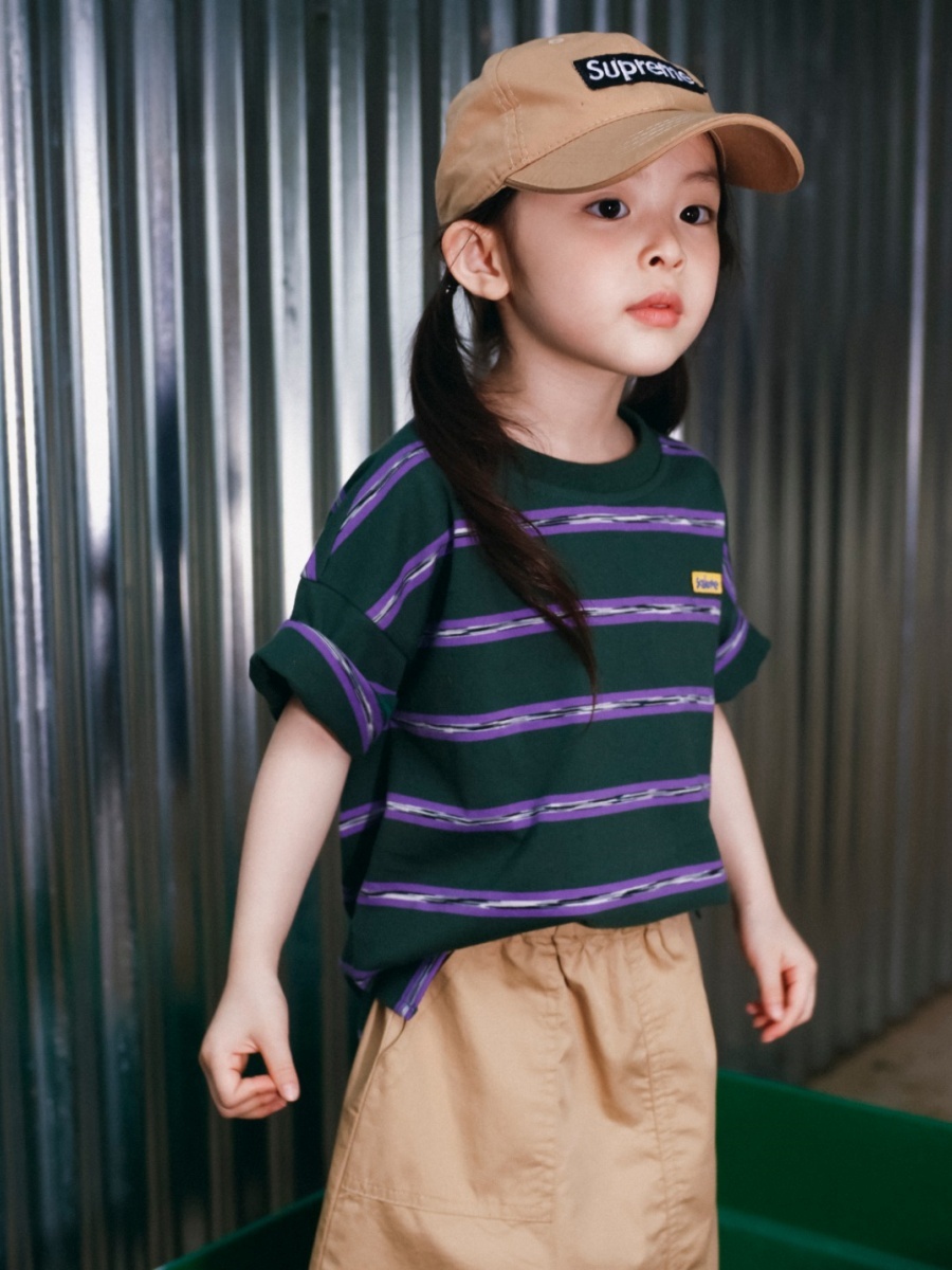 Outdoor Camping Activities For Kids - เสื้อยืดแขนสั้นผ้าฝ้ายแท้สำหรับเด็ก ระบายอากาศได้ดี ซับเหงื่อ เสื้อผ้ากีฬากลางแจ้ง สำหรับฤดูร้อน แคมป์ปิ้ง