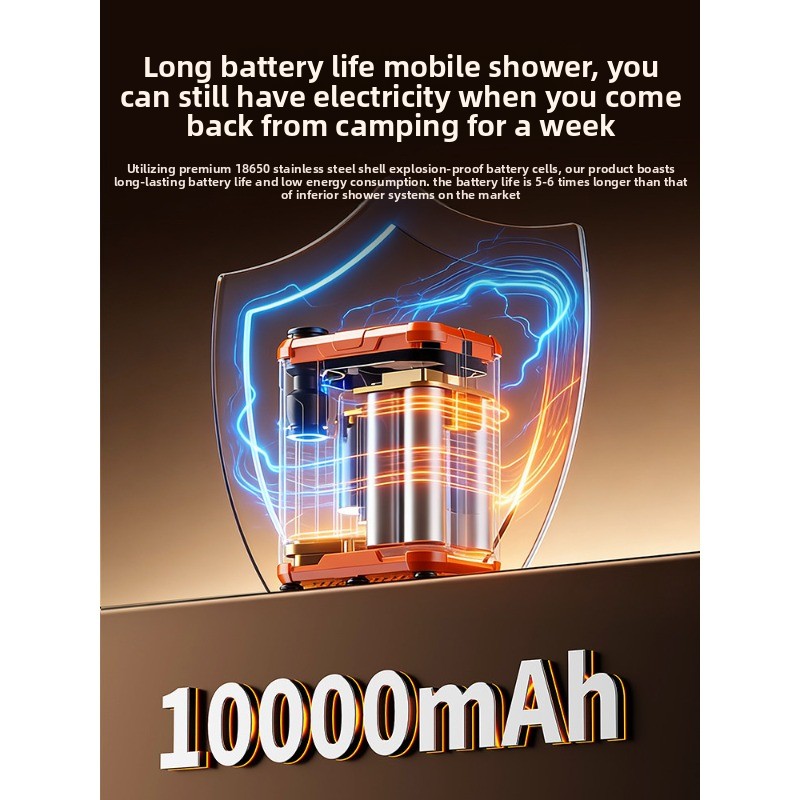 อุปกรณ์อาบน้ำไฟฟ้าแบบพกพาสำหรั - Outdoor Camping Rental บทวิจารณ์และราคา