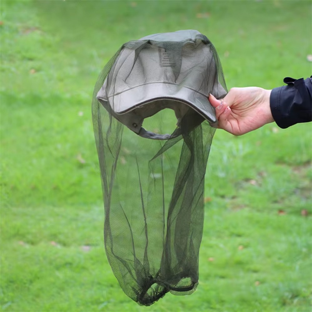 หมวกตกปลาป้องกันยุงและแมลง หมว - Outdoor Camping Hat บทวิจารณ์และราคา