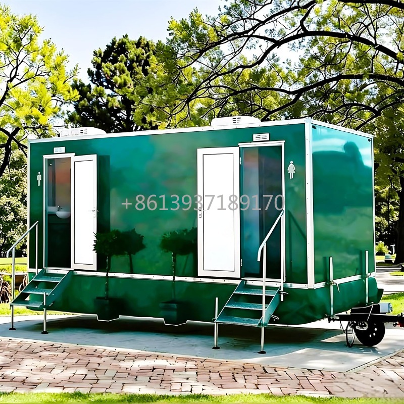รถพ่วงห้องน้ำเคลื่อนที่พร้อมอ่ - Outdoor Camping Trailer บทวิจารณ์และราคา