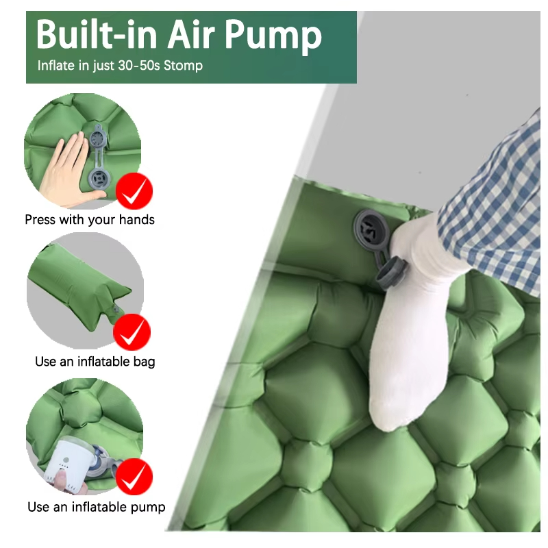 ที่นอนเป่าลมสำหรับตั้งแคมป์กลา - Outdoor Camping บทวิจารณ์และราคา