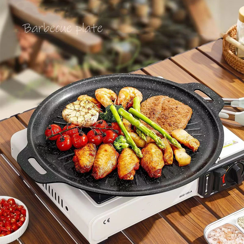 กระทะย่างบาร์บีคิวกลางแจ้งขนาด - Kitchen Outdoor Camping บทวิจารณ์และราคา