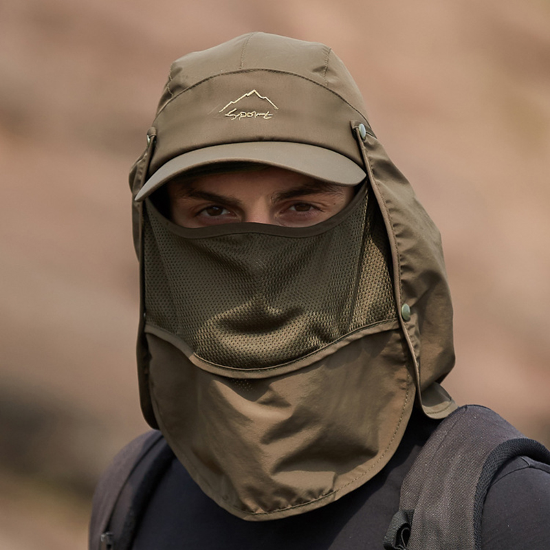 Multifunction Foldable แห้งเร็ - Camping Outdoor Quick Drying Sun Neck Protection Cap Hat บทวิจารณ์และราคา