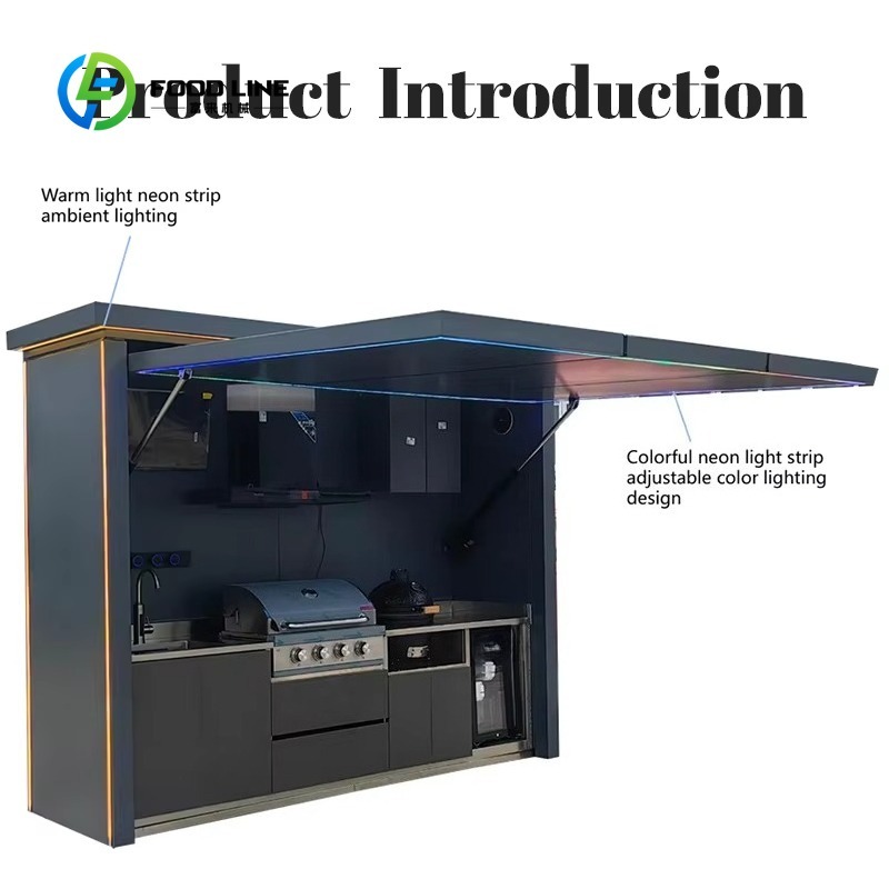 ครัวเคลื่อนที่พับได้แบบกำหนดเอ - Kitchen Outdoor Camping บทวิจารณ์และราคา