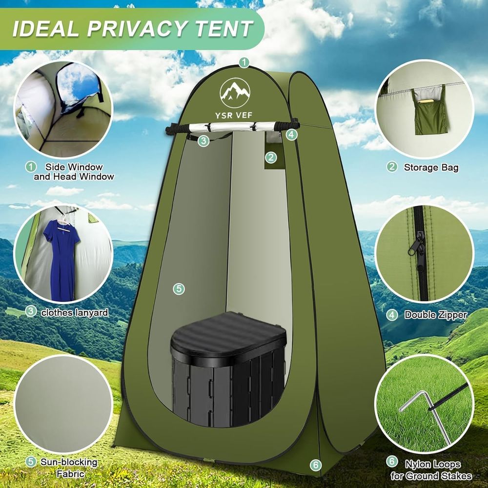ชุดห้องน้ำพกพา, ห้องน้ำสำหรับต - Outdoor Camping บทวิจารณ์และราคา
