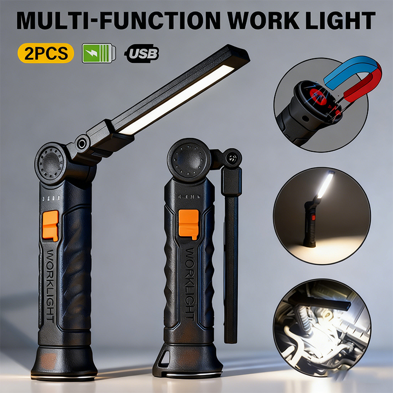 ไฟฉาย LED แบบพกพา COB ชาร์จไฟผ - Outdoor Camping Decor บทวิจารณ์และราคา