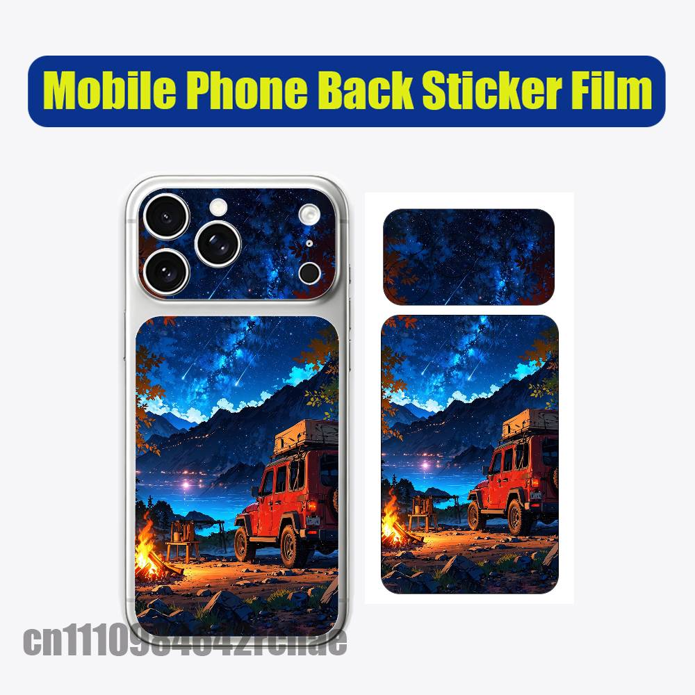 สติกเกอร์ติดหลังโทรศัพท์ iPhon - Outdoor Camping Wallpaper บทวิจารณ์และราคา