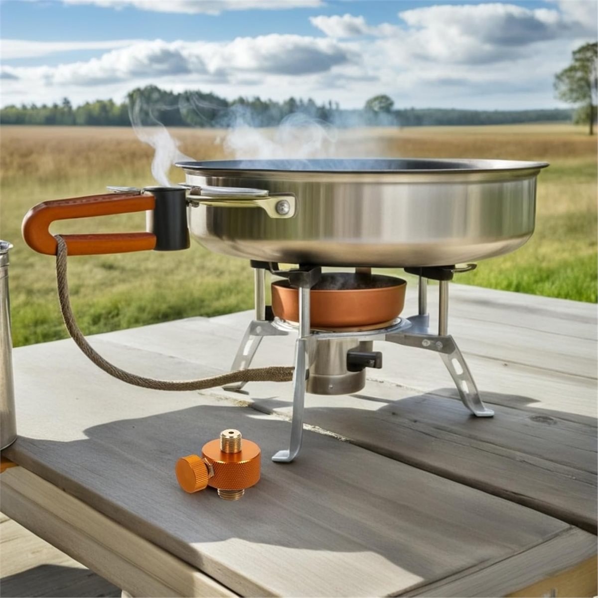 อะแดปเตอร์เตาแก๊สสำหรับตั้งแคม - Outdoor Und Camping บทวิจารณ์และราคา