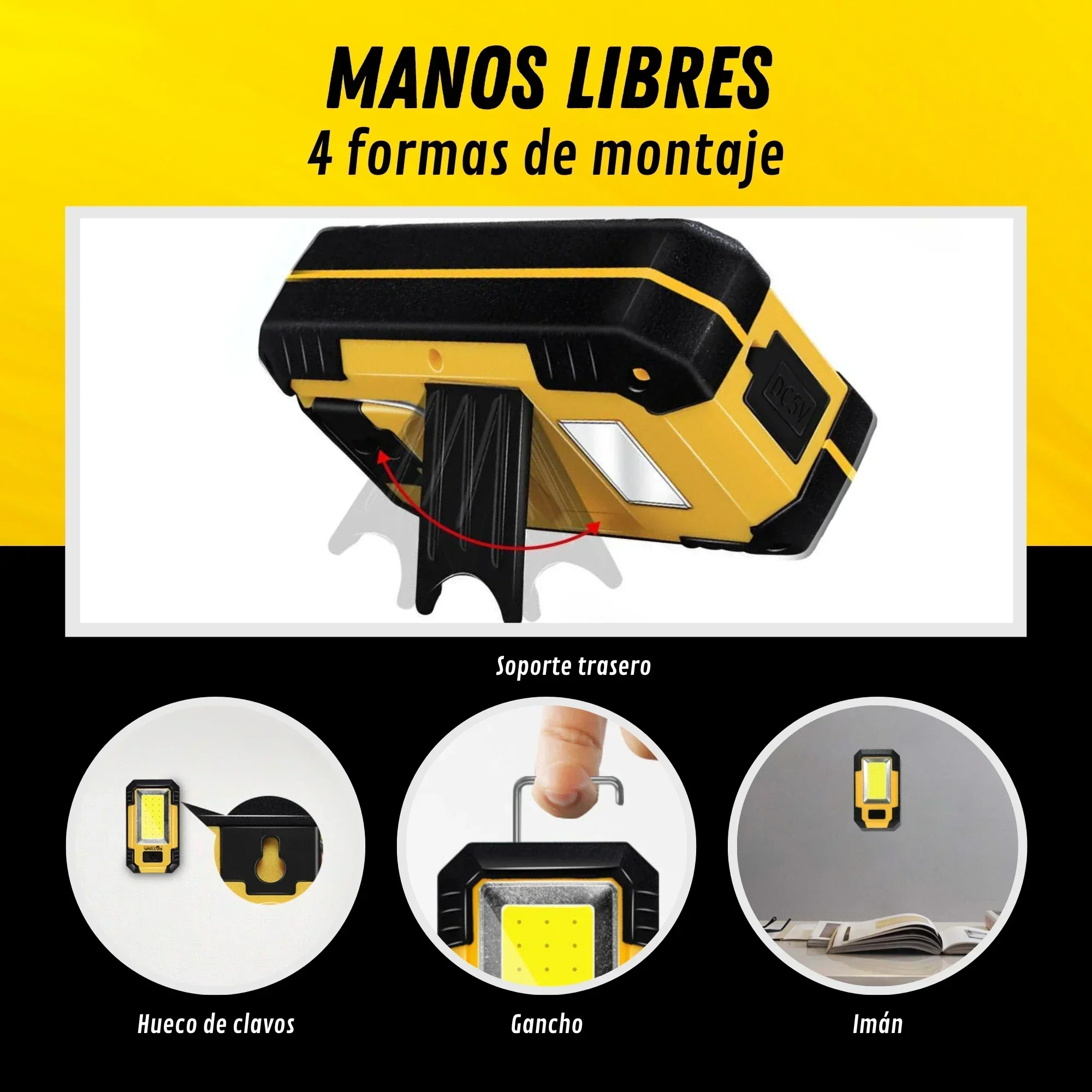 ไฟฉายชาร์จได้ 4000mAh แสงสว่าง - Outdoor Camping Decor บทวิจารณ์และราคา