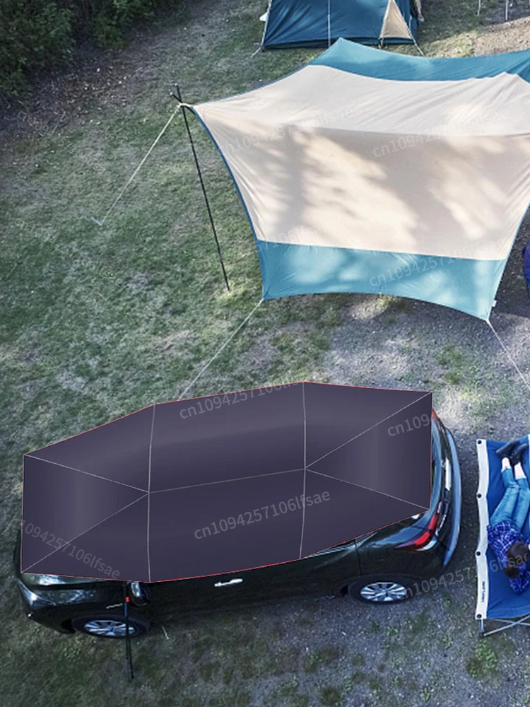 ร่มคลุมรถยนต์แบบพกพา กันน้ำ สำ - Outdoor Camping Canopy บทวิจารณ์และราคา