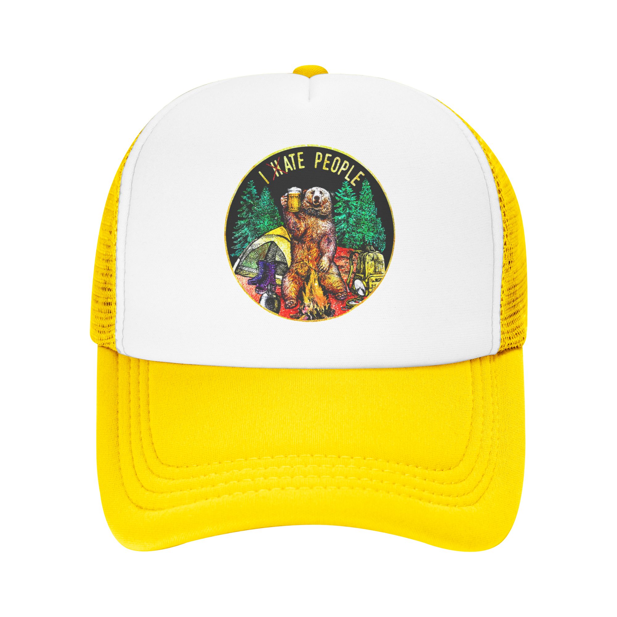 หมวกแก๊ป I Hate People Bear สำ - Outdoor Camping Hat บทวิจารณ์และราคา