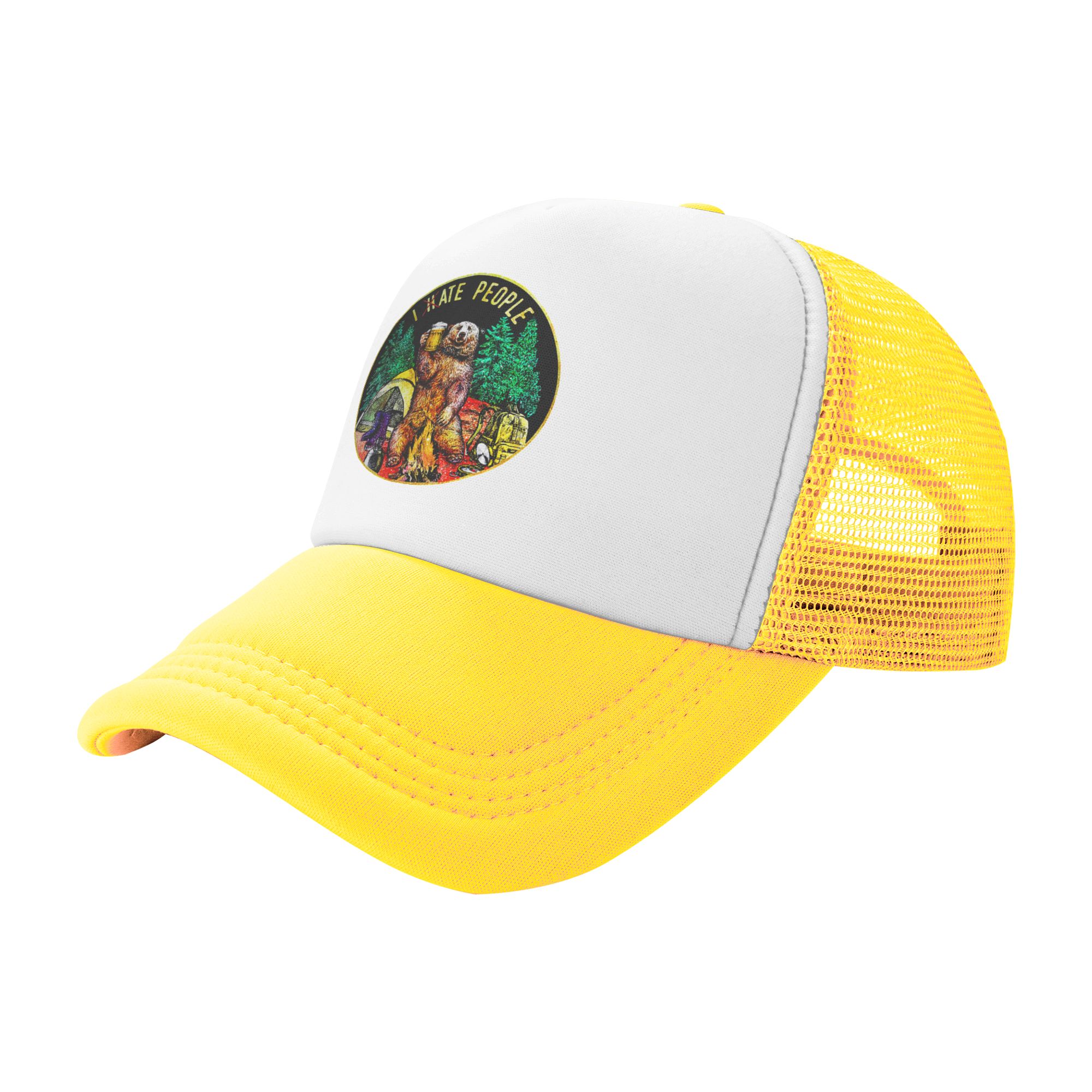 หมวกแก๊ป I Hate People Bear สำ - Outdoor Camping Hat บทวิจารณ์และราคา