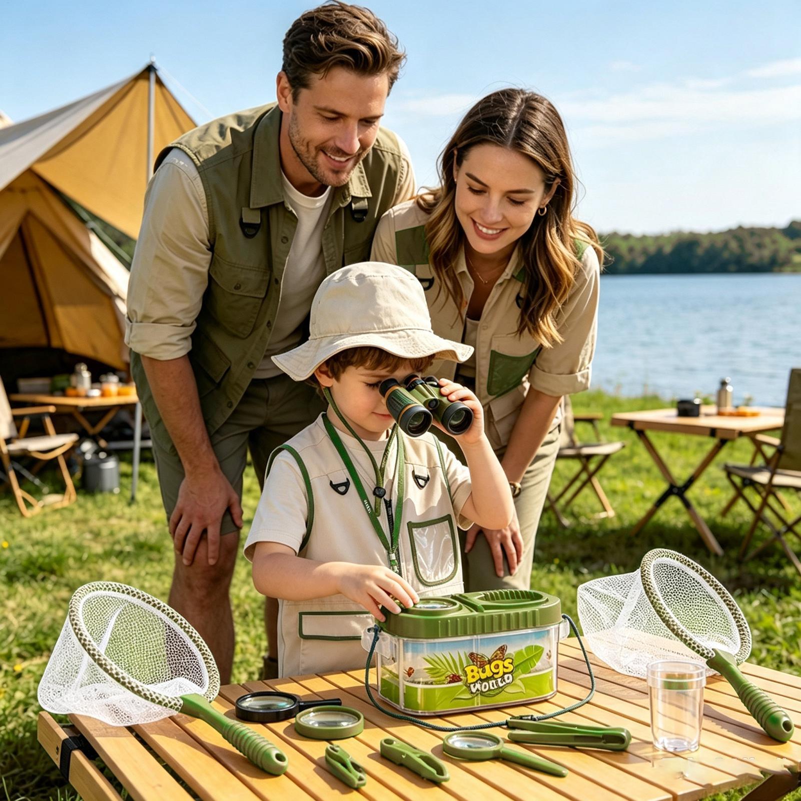 ชุดอุปกรณ์ผจญภัยสำหรับเด็กพร้อ - Outdoor Camping Activities For Kids บทวิจารณ์และราคา