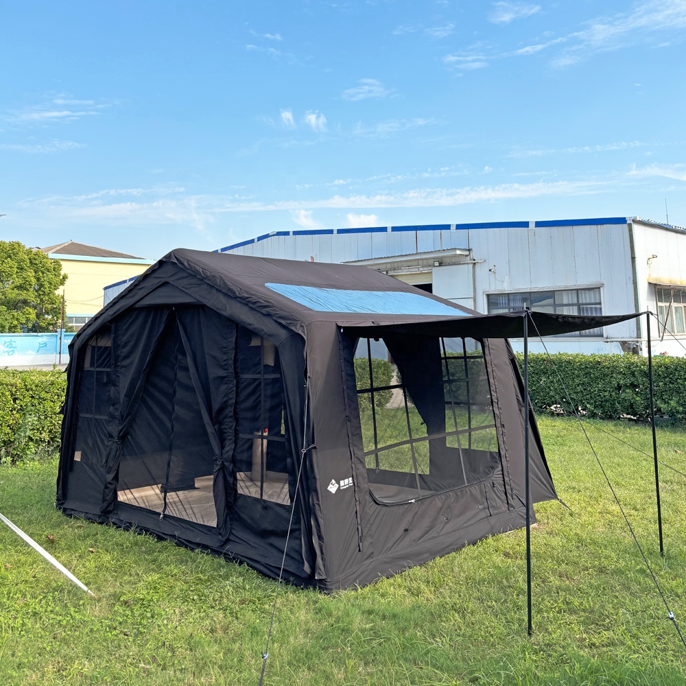 เต็นท์เป่าลมอัตโนมัติสีดำ เต็น - Outdoor Camping On Youtube บทวิจารณ์และราคา