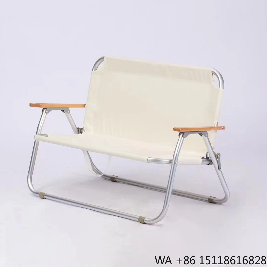 เก้าอี้ชายหาดพับได้สำหรับ 2 คน - Outdoor Camping Folding Chairs บทวิจารณ์และราคา