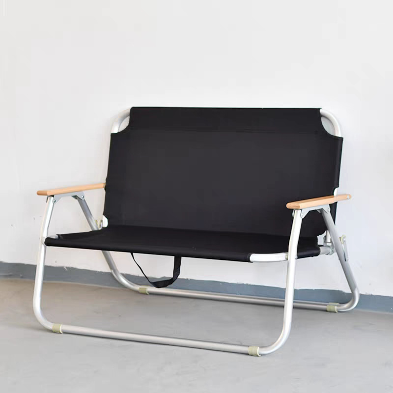 เก้าอี้ชายหาดพับได้สำหรับ 2 คน - Outdoor Camping Folding Chairs บทวิจารณ์และราคา