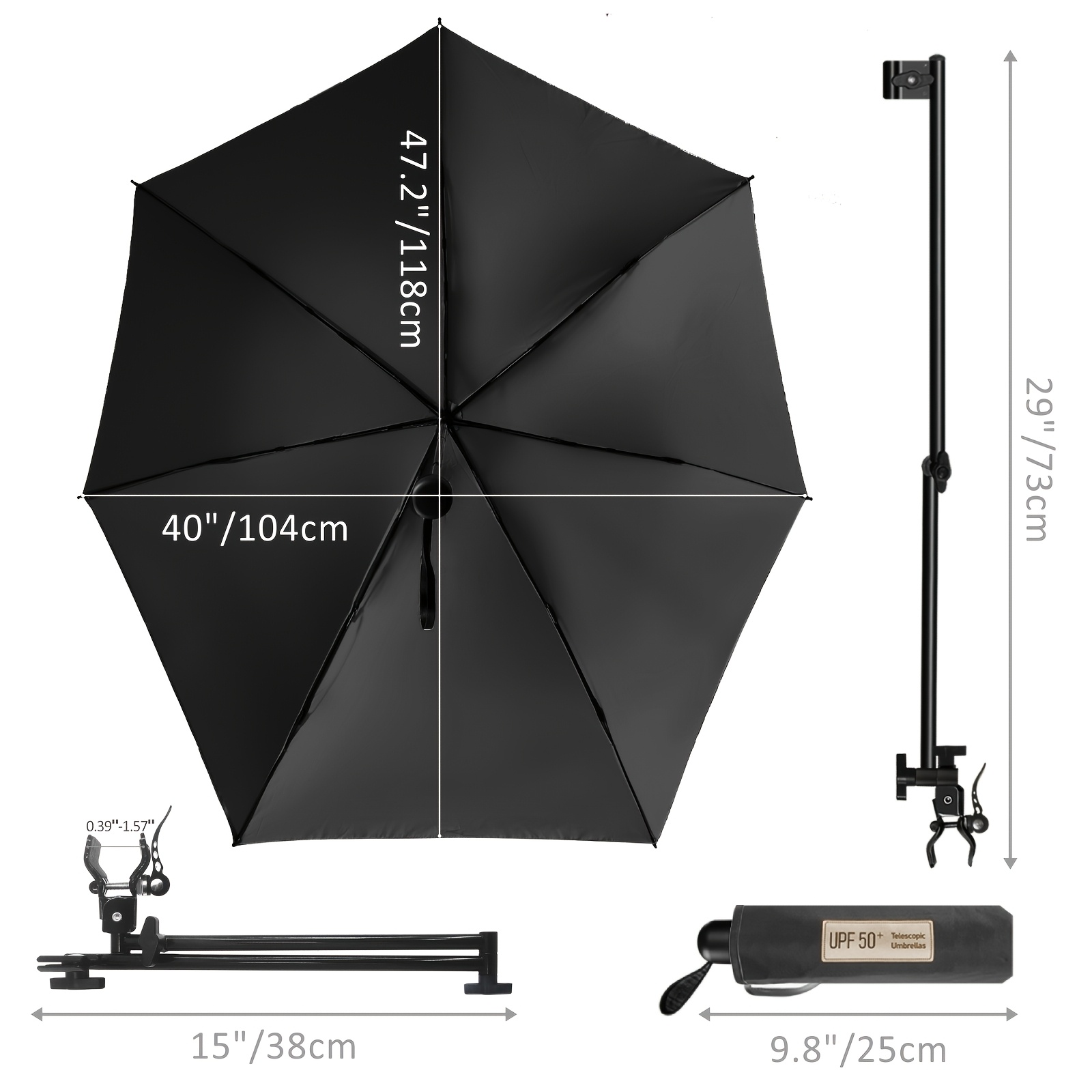 ร่มกันแดดแบบหนีบเก้าอี้ UPF 50 - Outdoor Camping On Youtube บทวิจารณ์และราคา