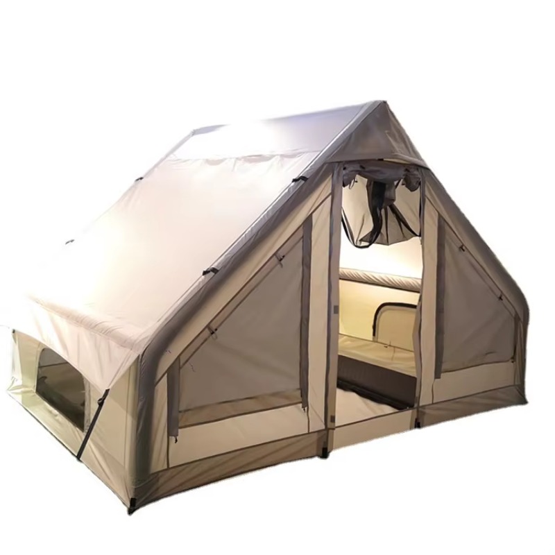 เต็นท์ลมพีวีซีแบบเคลื่อนย้ายได - Outdoor Camping On Youtube บทวิจารณ์และราคา