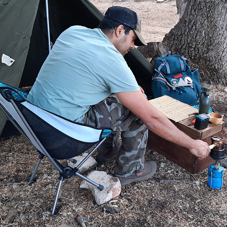 เก้าอี้พับพกพาสำหรับตั้งแคมป์  - Outdoor Camping Folding Chairs บทวิจารณ์และราคา