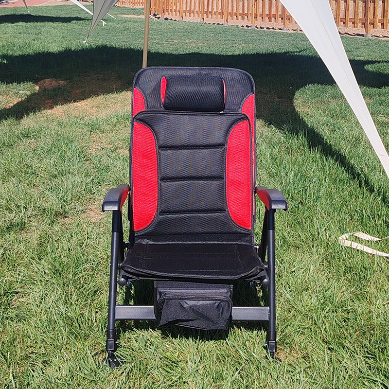 เก้าอี้พับได้แบบพกพา ปรับได้ 5 - Outdoor Camping Folding Chairs บทวิจารณ์และราคา