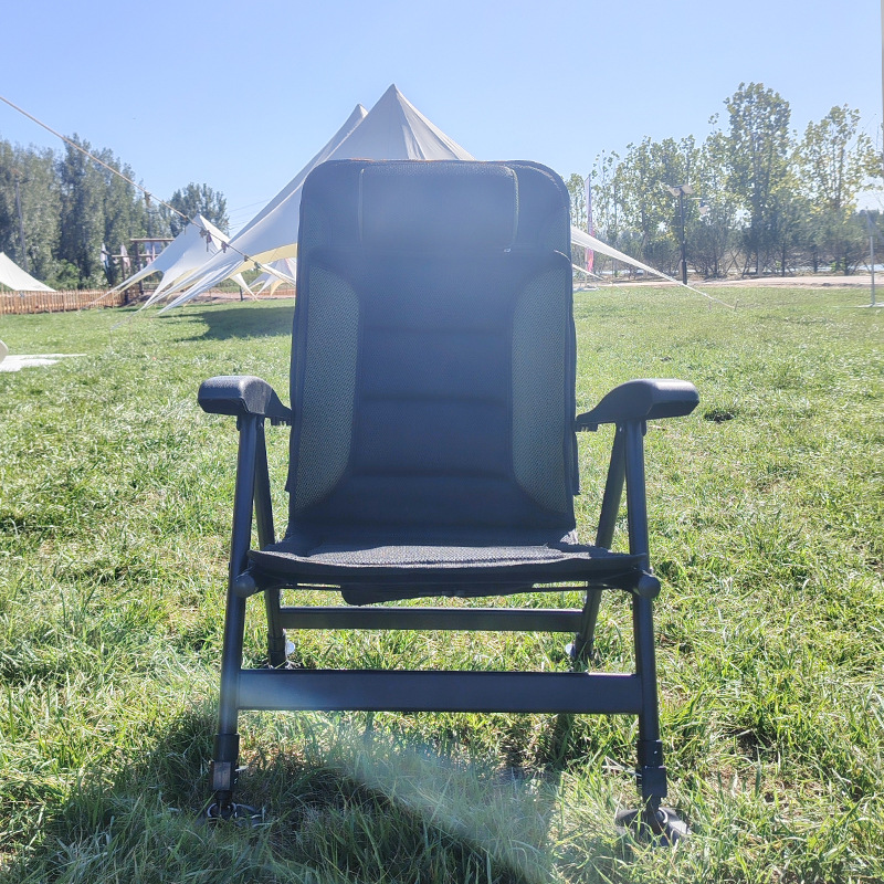 เก้าอี้พับได้แบบพกพา ปรับได้ 5 - Outdoor Camping Folding Chairs บทวิจารณ์และราคา