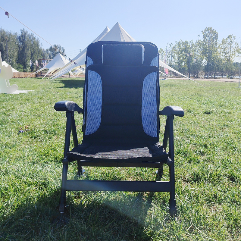 เก้าอี้พับได้แบบพกพา ปรับได้ 5 - Outdoor Camping Folding Chairs บทวิจารณ์และราคา