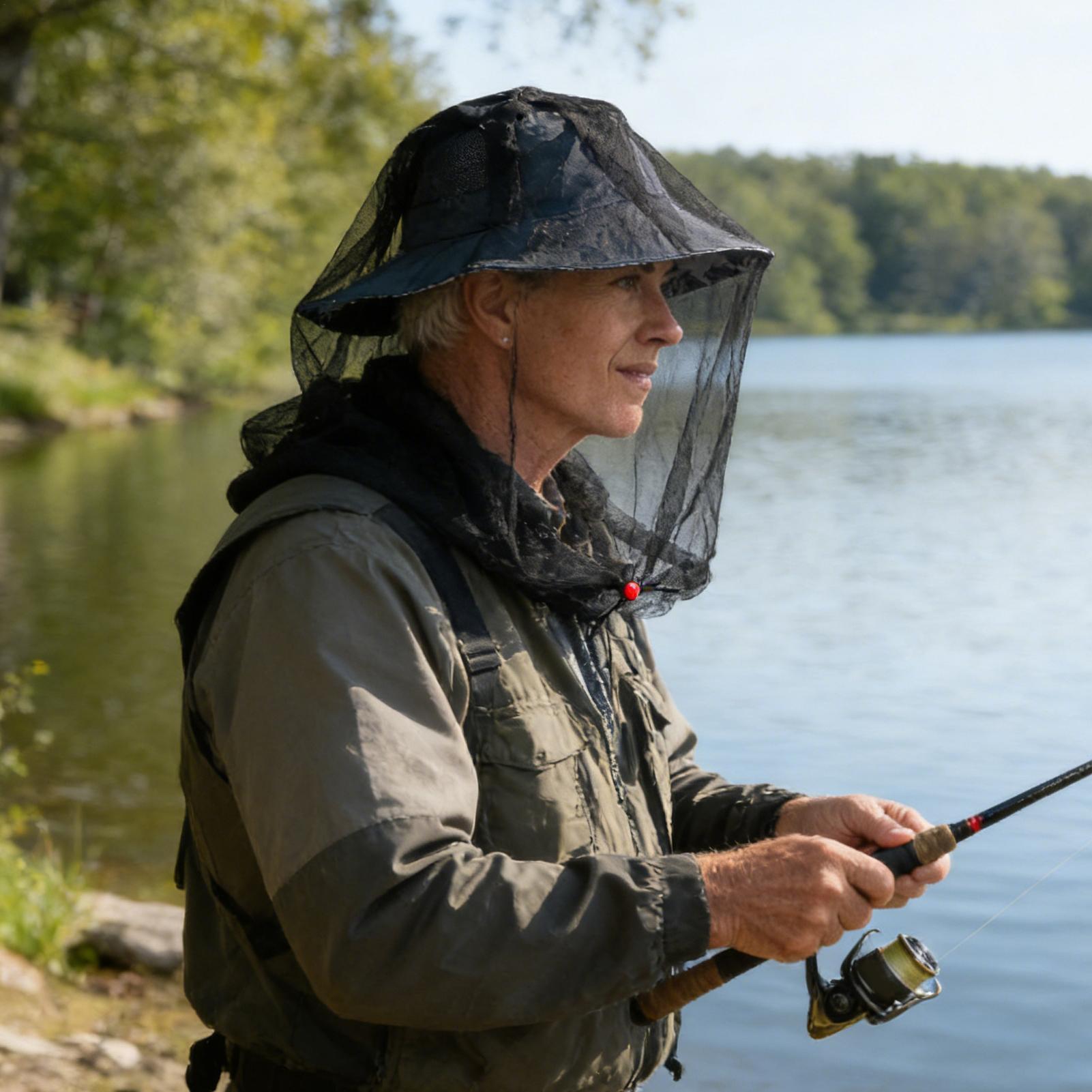 หมวกตาข่ายกันยุงแบบระบายอากาศไ - Outdoor Camping Hat บทวิจารณ์และราคา