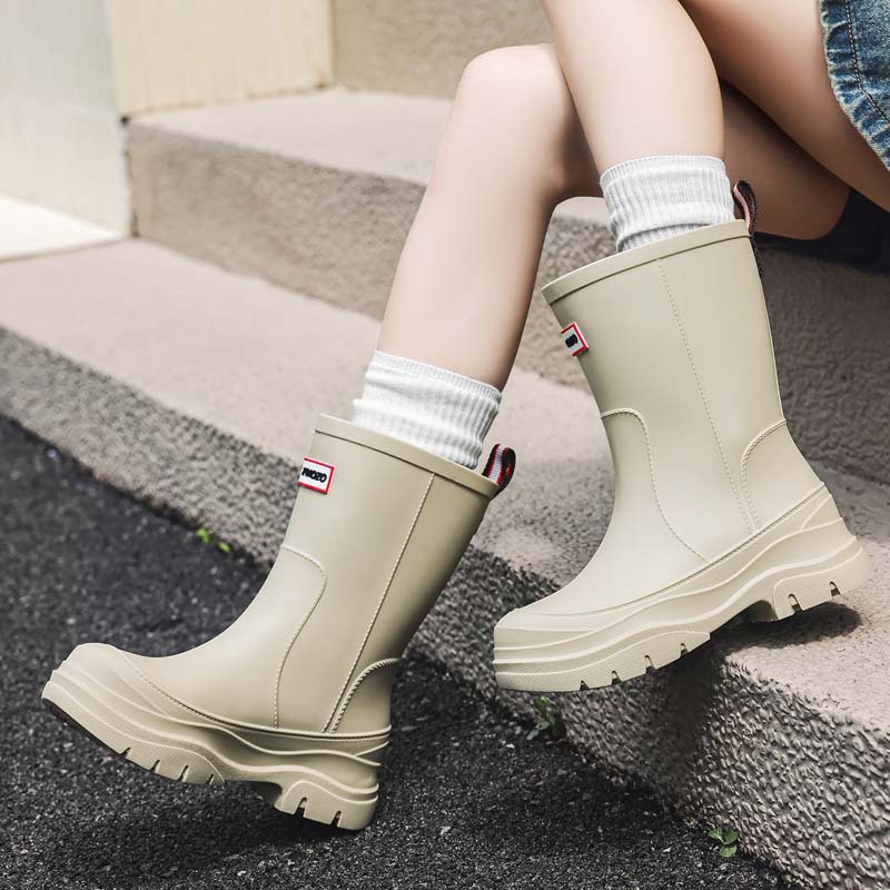 รองเท้าบูทยางกันฝนทรงสูงสำหรับ - Outdoor Camping On Youtube บทวิจารณ์และราคา