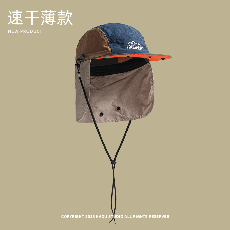 ฤดูร้อนกลางแจ้ง Camping ครีมกั - Camping Outdoor Quick Drying Sun Neck Protection Cap Hat บทวิจารณ์และราคา