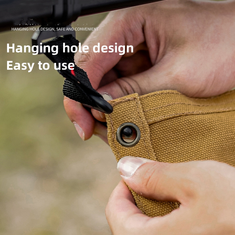 ผ้าใบกลางแจ้งภาชนะOrganizerติด - Outdoor Camping Wallpaper บทวิจารณ์และราคา