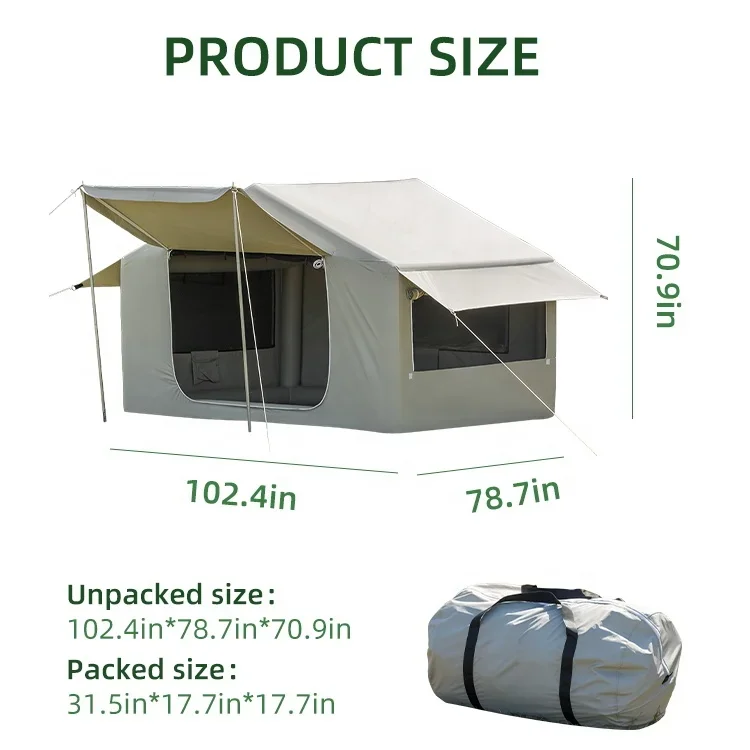 เต็นท์ลมขนาดใหญ่สำหรับ 3-4 คน  - Outdoor Camping On Youtube บทวิจารณ์และราคา