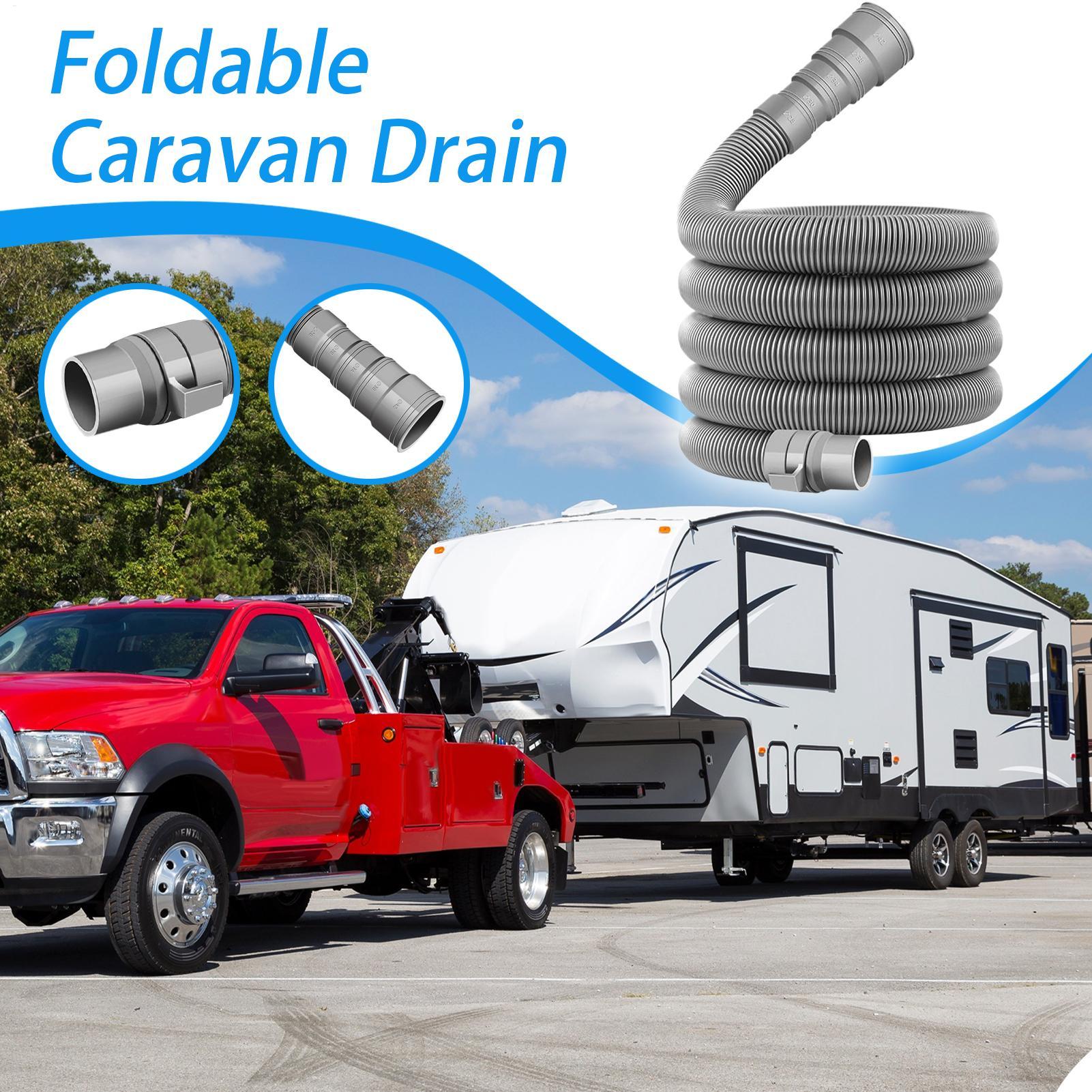 ชุดสายท่อระบายน้ำเสียแบบพับได้ - Outdoor Camping Trailer บทวิจารณ์และราคา