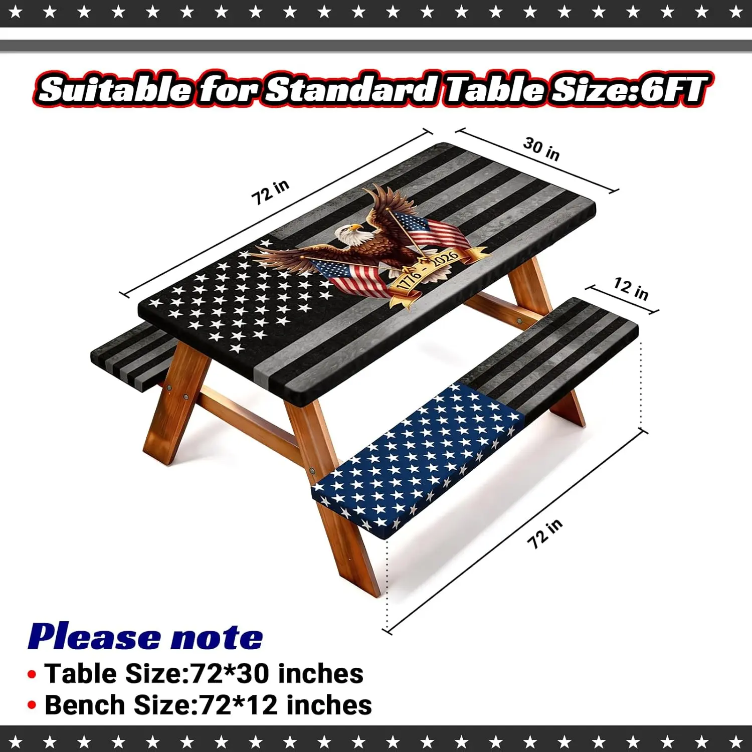 ผ้าคลุมโต๊ะปิกนิกขนาด 6 ฟุต ฉล - Outdoor Camping Decor บทวิจารณ์และราคา