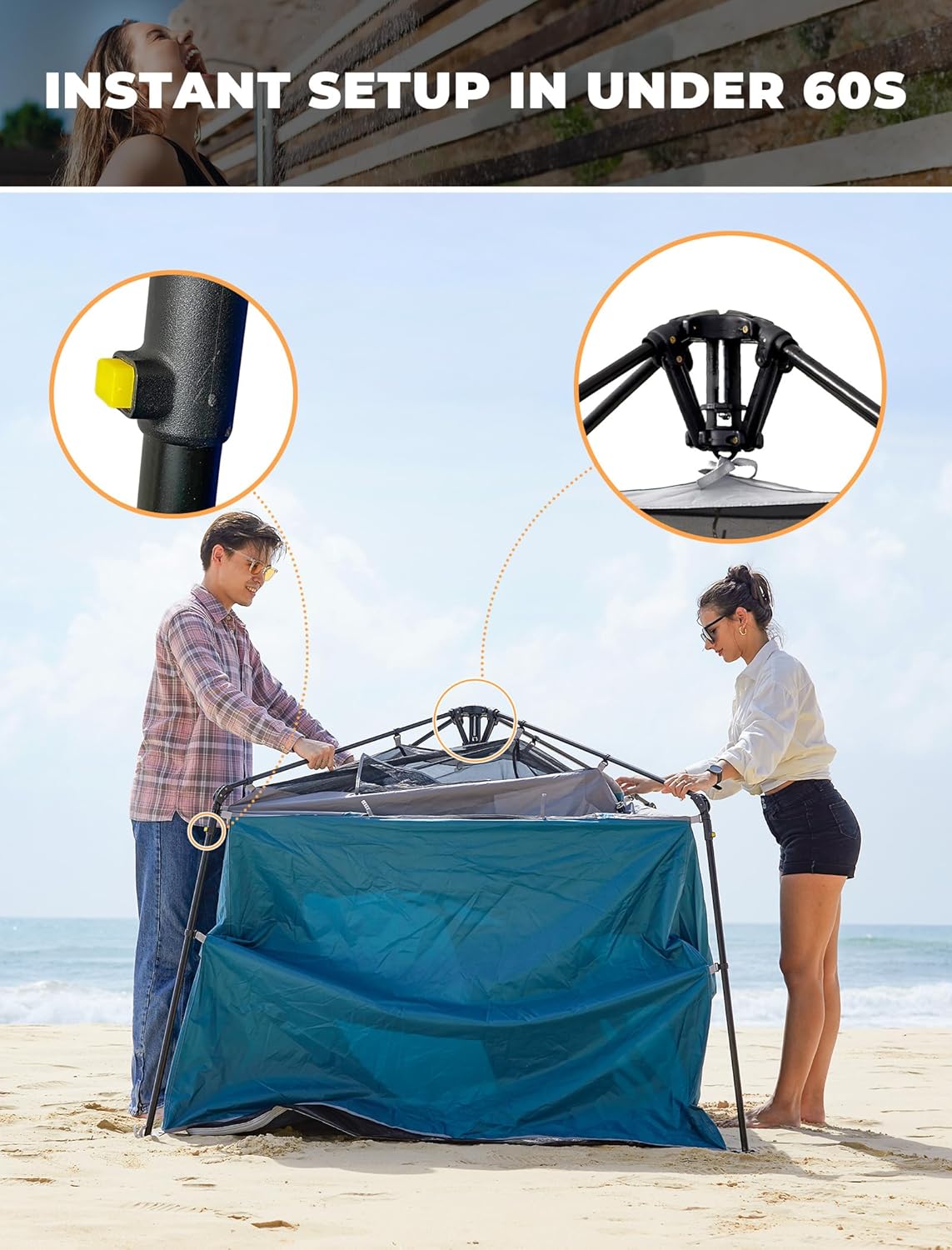 เต็นท์อาบน้ำแบบพกพา ให้ความเป็ - Outdoor Und Camping บทวิจารณ์และราคา