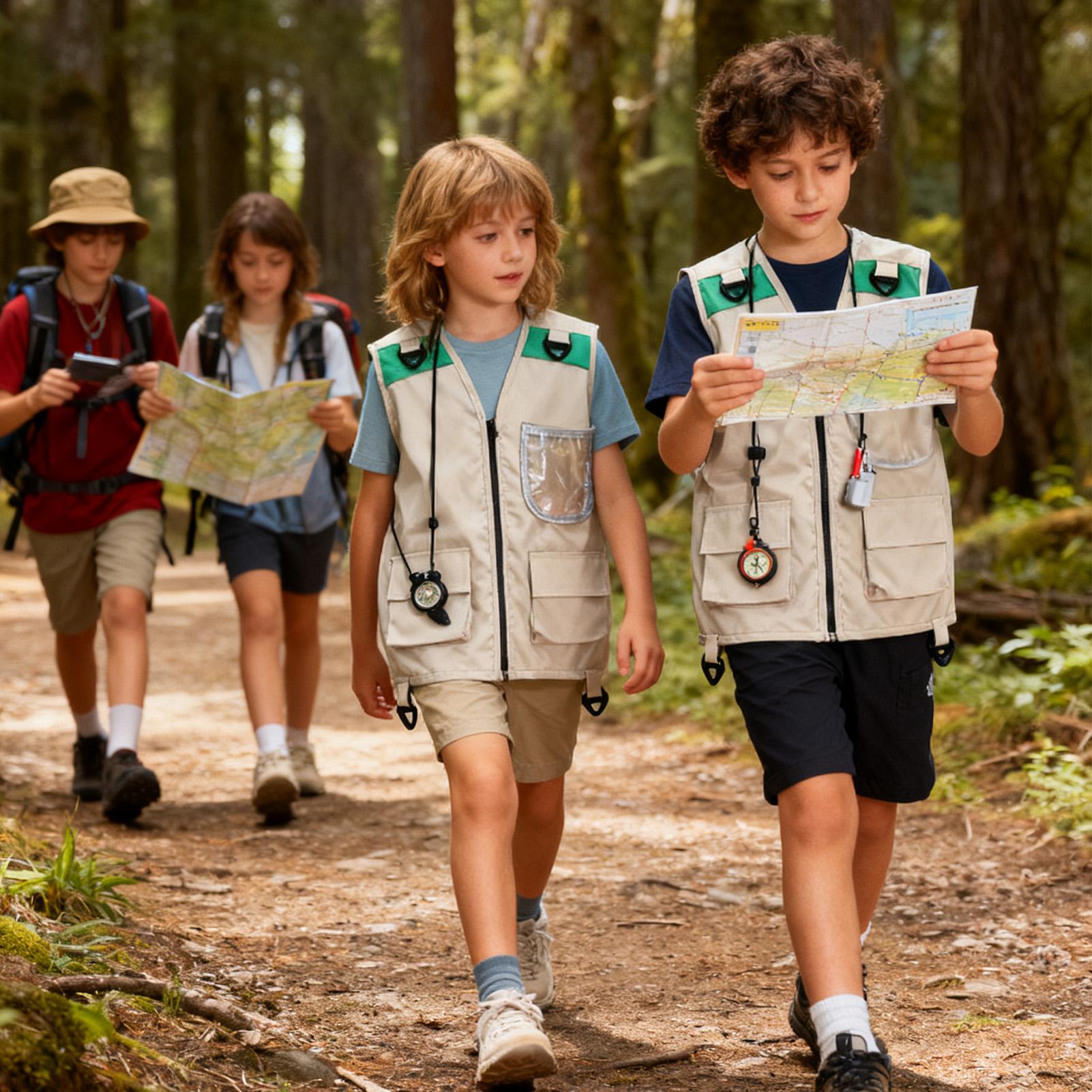 เสื้อกั๊กตกปลาสำหรับเด็ก เสื้อ - Outdoor Camping Activities For Kids บทวิจารณ์และราคา