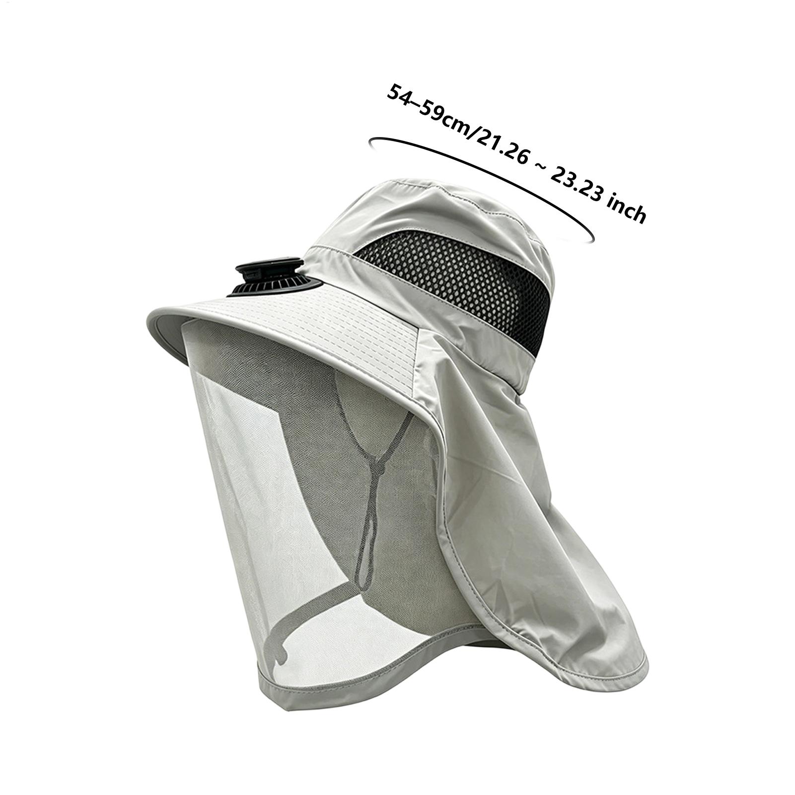 หมวกตกปลาพร้อมพัดลม หมวกกันแดด - Outdoor Camping Hat บทวิจารณ์และราคา