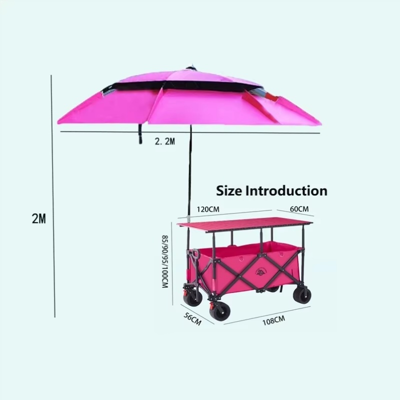 รถเข็นพับได้คุณภาพสูง 420 ลิตร - Outdoor Camping Canopy บทวิจารณ์และราคา